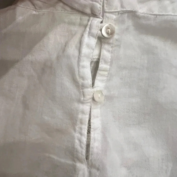 Hartford Girl’s Hedine White Flutter Sleeve Top - Picture 5 of 9